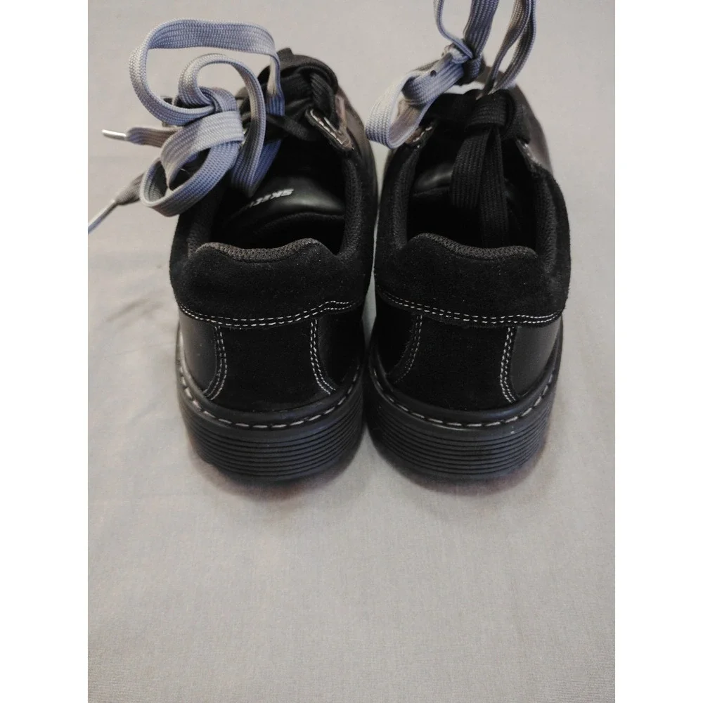 NWOB Skechers Men 8 John Deere Respected Swamper Black Slip-Ins Work Shoes 47665